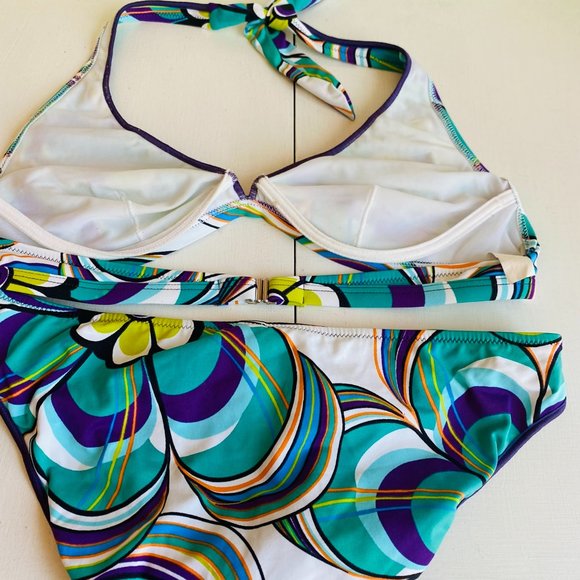 Unique Italian Made Swan-Brand Daisy Boho Bikini - Picture 6 of 13